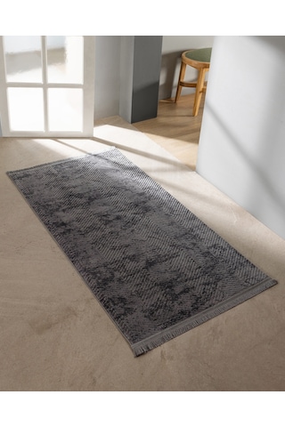Madame Coco Eze Halı - Antrasit - 80x150 Cm 8684427051504 Gri