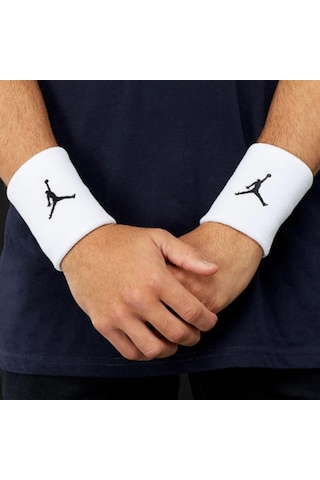 Nike Jordan Jumpmans Beyaz Havlu Bileklik J.kn.01.101 Beyaz
