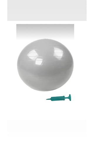 65 Cm Pilates Topu Şişirme Pompalı Plates Denge Yoga Spor Egzer