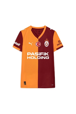 Galatasaray Puma 2025/2026 Kadın İç Saha Parçalı Forma 77981501 Sarı - Kırmızı