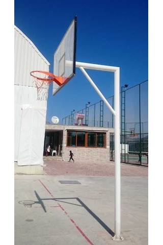 Basketbol Potası Sabit Çember 105x180 10 MM Cam