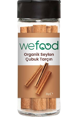 Wefood Organik Seylon Tarçın Çubuk 20 gr