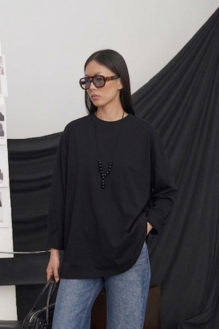 Kadriye Baştürk Helei Basic T-shirt Siyah