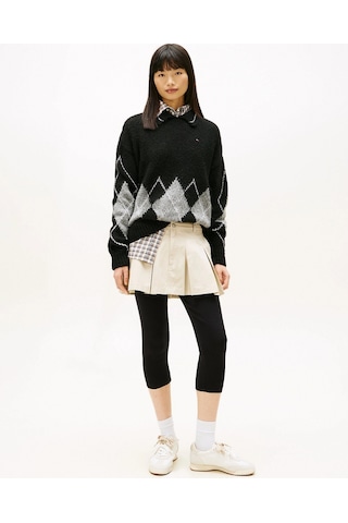 Tommy Hilfiger Tjw Mini Pileli Kadın Bej Etek Dw0dw22065aby Bej