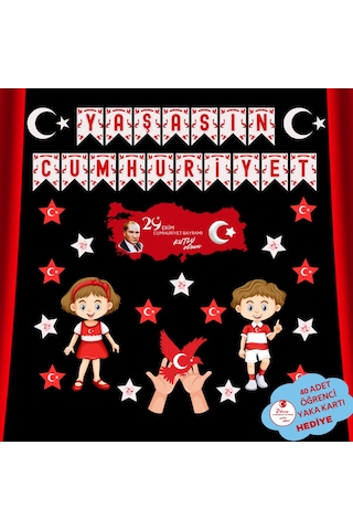 Yaşasın Cumhuriyet Bristol Baskı Pano