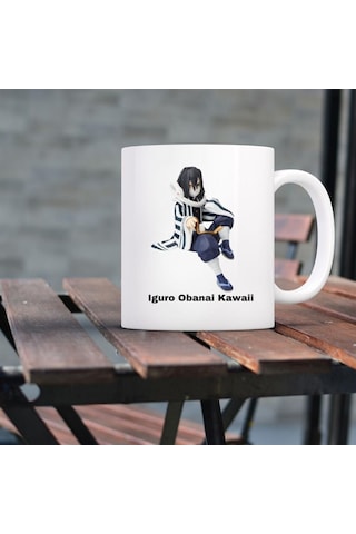 Anime Demon Slayer Iguro Obanai Kawaii Tasarımlı Kupa Bardak Çok Renkli