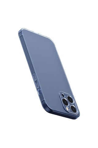 Baseus Simple Case Apple Uyumlu iPhone 12 Pro Max 6.7 Kilif Ince Seffaf Sili 119935647