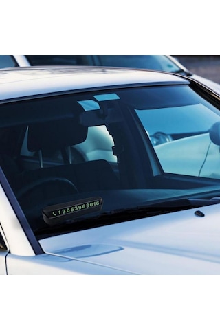 N&m Store Pratik Fosforlu Telefon Numarası Yamzak İçin Araç İçi Oto Numaratör Numaralık