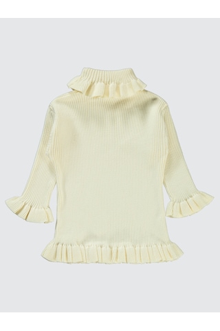 Civil Baby Kız Bebek Kazak 6-18 Ay Ekru Ekru