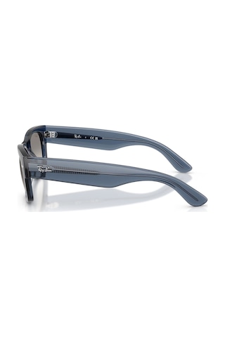 Ray-ban Rb 0832s 684532 55 Mega Wayfarer Unisex Kare Şeffaf Mavi Kemik Güneş Gözlüğü Mavi