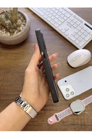 Samsung Galaxy A07 Uyumlu Kamera Korumalı Darbeye Dayanıklı Renk Atmayan Keep Silikon Kılıf Siyah