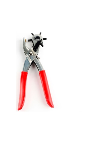 Gajeena Derin Delik Açıcı Pense, Çok Amaçlı Metal Gövde, 6 Farklı Boyut 2-4.5mm , Deri-kumaş-kartondan Temiz Delikler, Kolay Kullanım