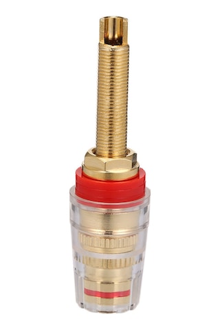 Wezone 1 Çift 24k Altın Kaplama Hoparlör Terminali - 4mm Muz Plug - Sağ-sol Ses Kanalı Bağlantı Kutusu - Yüksek Kaliteli Ses Bağlayıcı