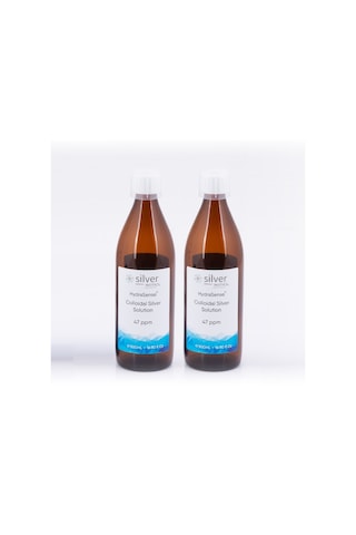 Silverbiotics 47PPM Hydrasense Kolloidal Gümüş Suyu 2 x 500 ML