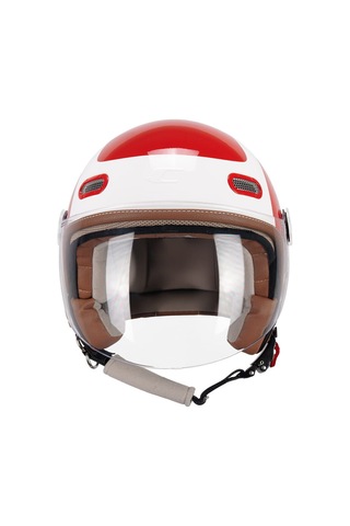 Cgm 191g Pix Sprint Rosso Bianco Lunga Açık Kask Kırmızı-beyaz
