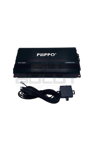Pilippo Po-1000 1X1000 Watt Mono Class D Oto Amfi