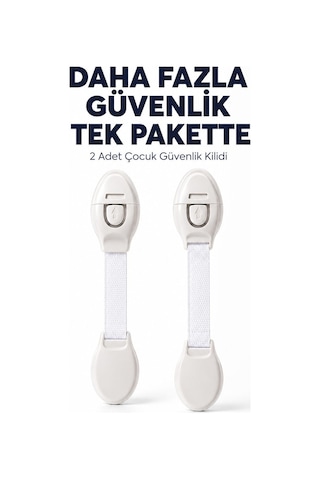 Dolap Ve Çekmece Kilidi 2 Adet Sarı