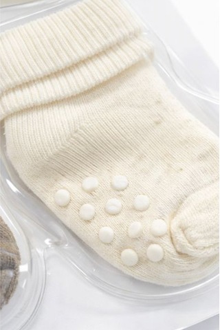 Yetiş Socks Bebek Kaydırmaz Tabanlı Çorap Çok Renkli