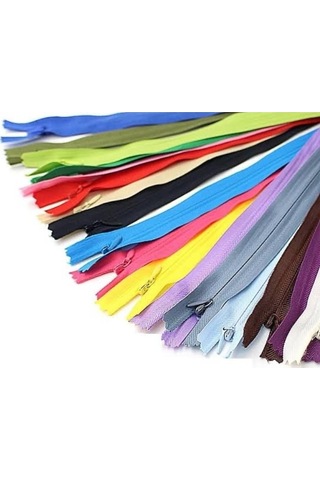 10lu Gizli Pantolon- Etek Fermuarı 16-20 Cm