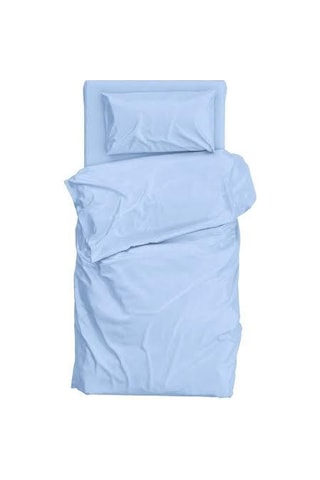 Royam Almira Tek Kişilik İşçi Şantiye Ekonomik Fitted Nevresim Takımı 160 X 240 Mavi