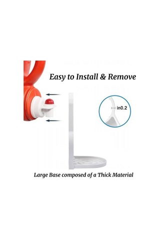 Maiyame Beyaz Plastik Çamaşır Suyu/yumuşatıcı Damlacık Tutucu - Katlanabilir, Kolay Kurulum, 2 Adet - Çamaşır Odası Temizliği Sağlar Beyaz