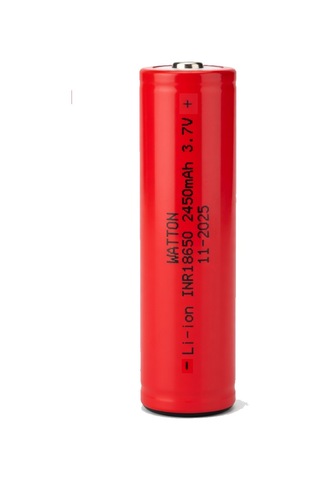 Özel Seri Cihaz Bataryası Enerji Kaynağı 18650 2450mah 3.7v Li-ion Şarj Edilebilir Pil Wt-ınr18650