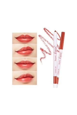 Missha Silky Lasting Lip Pencil İpeksi Dokuda Kalıcı Dudak Kalemi BR02/Salsa Red