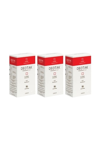 Deotak Classic Unisex Krem Deodorant 35 ML x 3 Deotak Classic Unisex Krem Deodorant 35 ML x 3