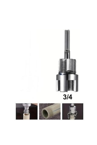 3/4 25 Mm İç Dış Plastik Boru Diş Açma Seti 3/4 İnç Borularla Uyumlu