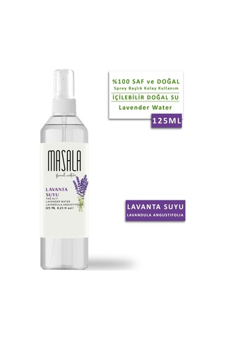 Masala %100 Doğal Yağlı Saf Gül + Lavanta Suyu 2 x 125 ML