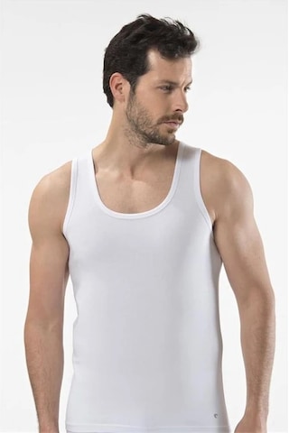 Cacharel 1401 Erkek Atlet - Beyaz Çok Renkli
