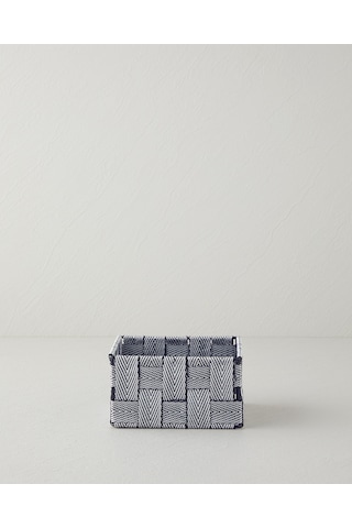 English Home Shine Sepet 14x14x7 Cm Siyah - Beyaz Siyah - Beyaz