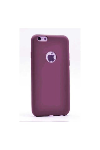 Apple Uyumlu iPhone 4s Kılıf Zore Premier Silikon Kapak Mürdüm