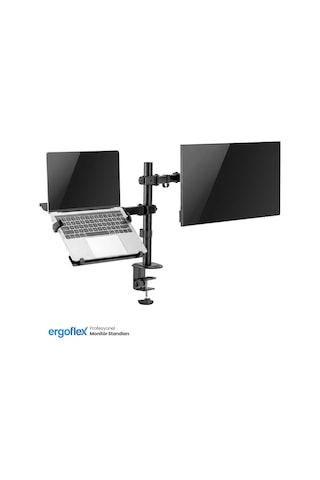 Ergoflex A74l Amortisörlü 17-27 Monitör Tutucu Ve 10-17 Laptop Standı
