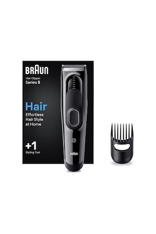 Braun Series 5 Hc5310 Erkekler İçin 17 Uzunluk Ayarına Sahip Saç Kesme Makinesi