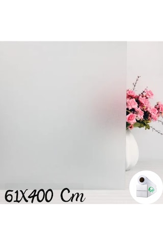 61 Cm X 4 Metre Cam Kumlama, Ofis, Duşakabin Ve Balkon Camı Buzlu Kaplama Folyosu