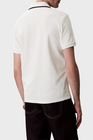 Calvin Klein Erkek Polo Lv04lf214g Yas Krem