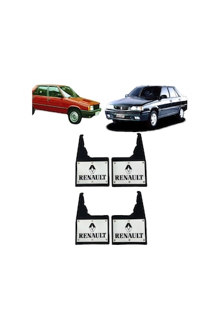 Renault 9 Broadway Spring Fairway Uyumlu 4 lü Ön-Arka Perçinli Paçalık Tozluk Çamurluk REN1RX021YD