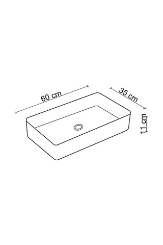 Ey-7034s Tezgah Üstü Lavabo Siyah & Altın Renkli
