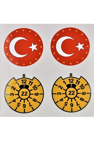 Plaka Sticker - Avrupa Birliği Plaka Sticker - Plaka Pul Sticker (481661307)