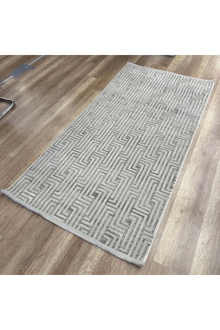 Hoom Rugs Ares 1140 Vizon Modern Düz Desen Pamuk Taban Halı Vizon