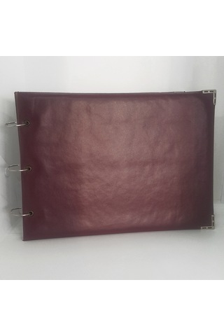 Fixall 29 x 21 CM 20 Yaprak Özel Tasarımlı Deri Kapaklı Yapışkanlı Albüm