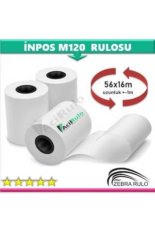 1000 Adet - İnpos M120 Pos Rulosu