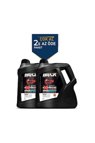 Brava Xenontech Tam Sentetik 0W-20 Motor Yağı 2 x 4 L