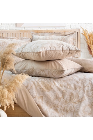 Schafer Home Premium Comfort Çift Kişilik Nevresim Takımı 6 Parça-ekru Ekru