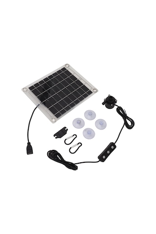 Hangfox 20w Güneş Paneliyle Çalışan Akıllı Su Pompası, Su Akışı Ayarlı, Usb Arayüzlü, 800l/h Debi, 5m Yükseklik Akü Yok