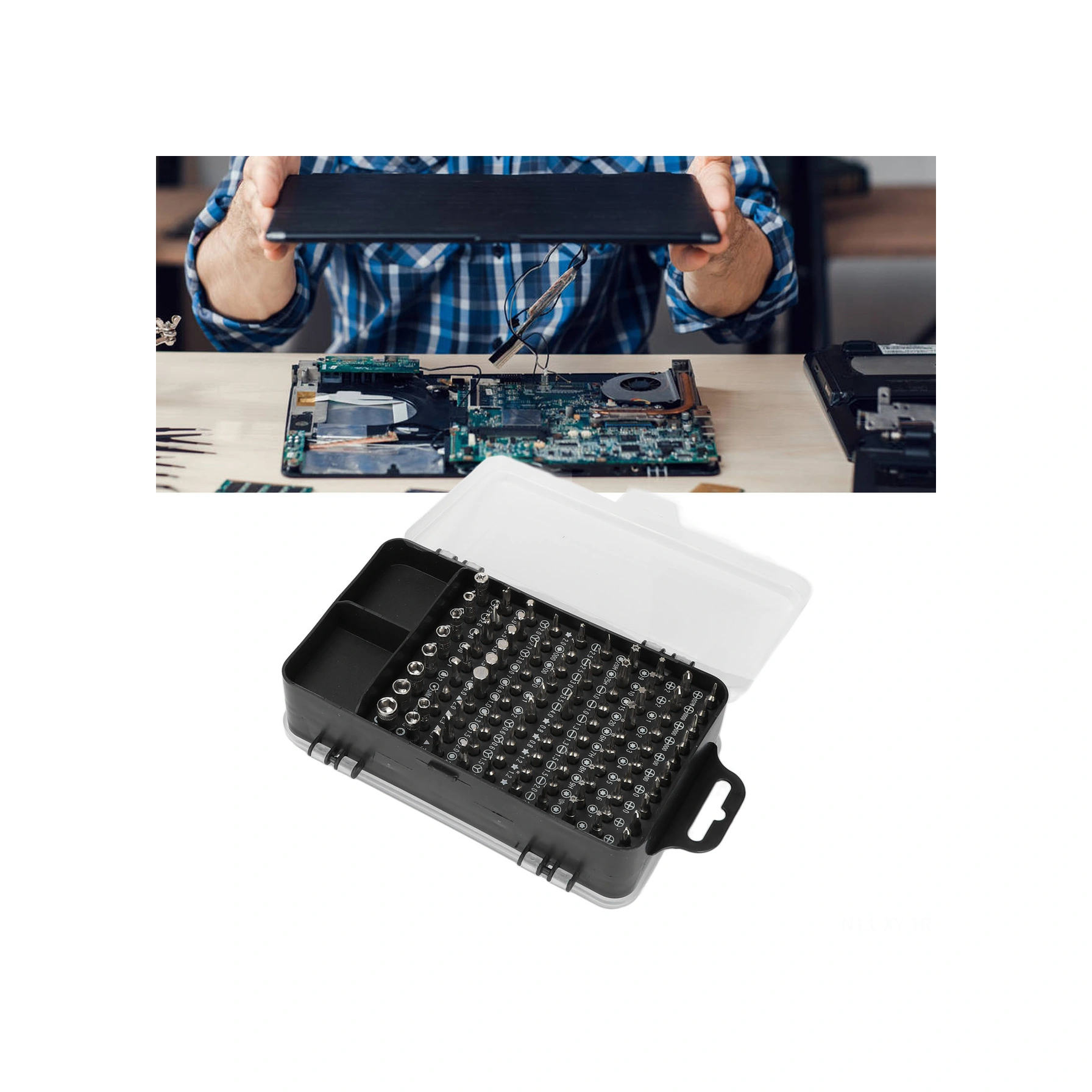 Shineyee 115 Parça Çok Amaçlı Hassas Tornavida Seti - Elektrikli Cihazlar, Telefon, Bilgisayar, Gözlük Tamiri İçin Manyetik Ve Ayarlanabilir Uçlar