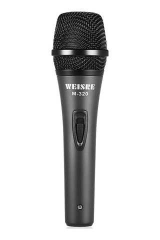 Yifomall M-320 Metal Dinamik Mikrofon: Kaliteli Ses, Kalp Formu Yönlendirme, 5m Kablolu, Klüp Ve Karaoke İçin