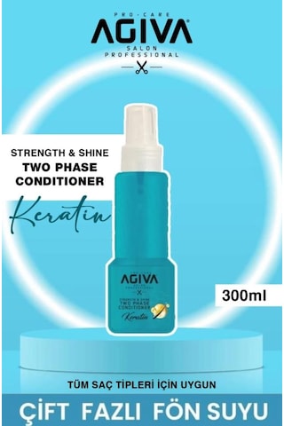 Agiva İki Fazlı Fön Suyu 300 Ml Keratin