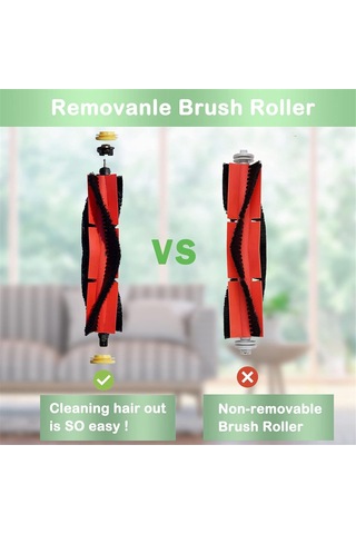 Xurunkeji Roborock S6 Pure S6 E4 S4 Max S6 Maxv S5 S5 Max S4 E2 E3 E5 E20 E25 E35 Ana Yan Fırça Hepa Filtre Paspas Bezi